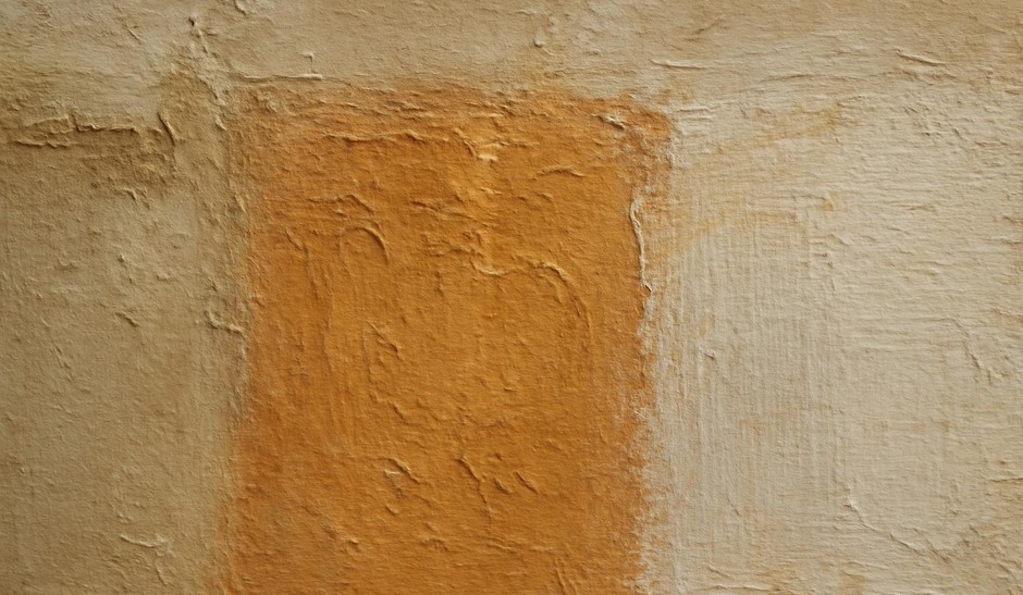Close-up of textured painted surface